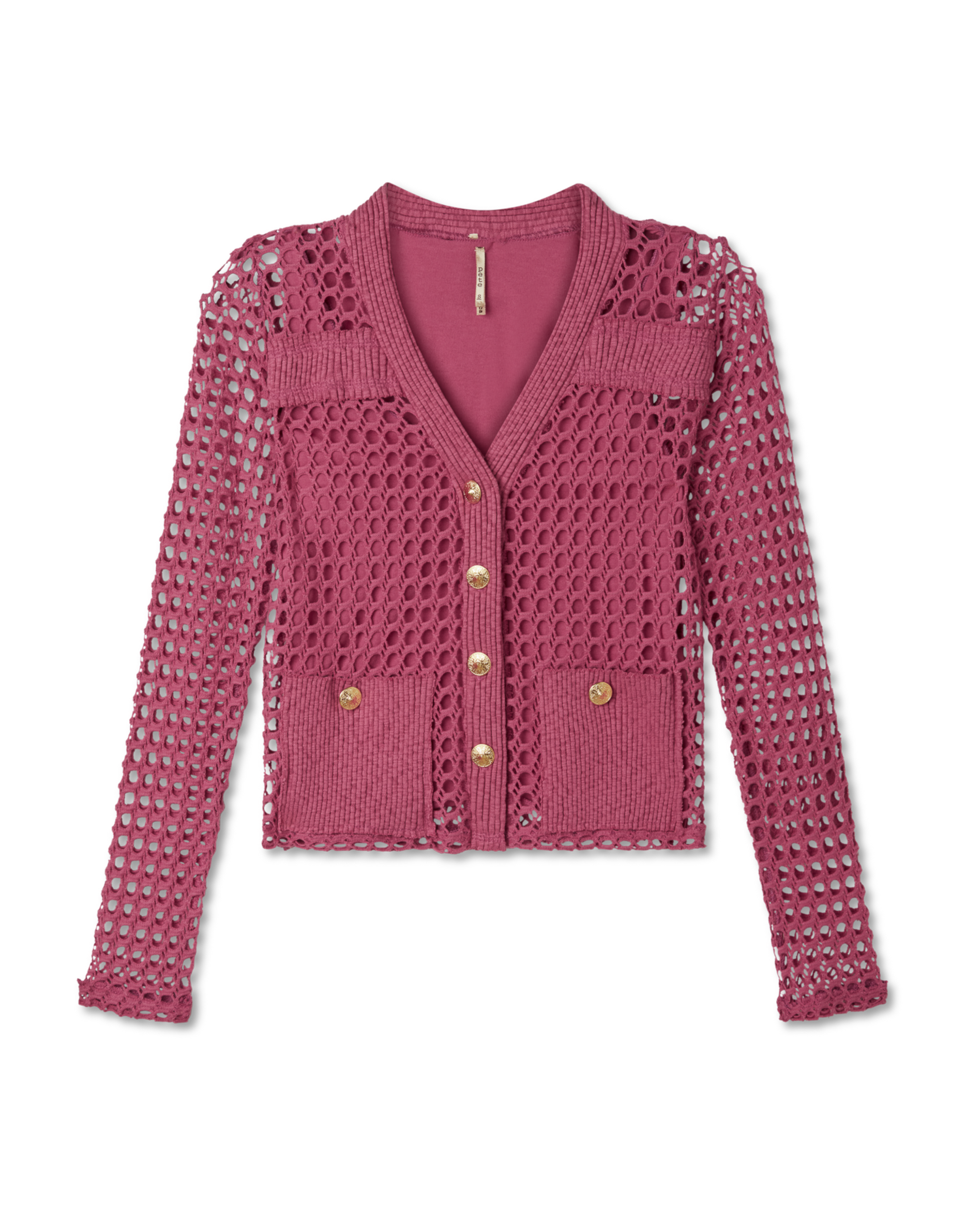 V Neck Crochet Cardigan – Pete Collection
